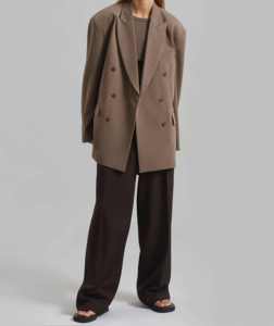 Moda mujer Blazer versátil traje de oficina chaqueta, ropa de negocios informal inteligente, ropa de abrigo elegante de manga larga ligera - Product Image 2