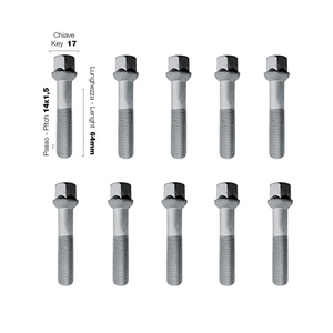 10 ch.17 boulons sphériques 14x1.5 l.64mm - Product Image 1