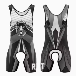 ชุดกีฬาสำหรับวิ่งออกกำลังกายเสื้อกล้ามมวยปล้ำโลโก้ด้านหน้าออกแบบได้ตามต้องการ - Product Image 4