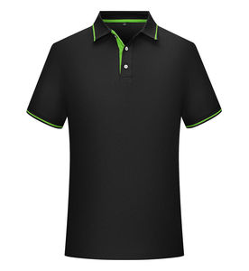 Polo informal de negocios para hombre de alta calidad para verano logotipo personalizado transpirable XL diseño de manga corta - Product Image 3