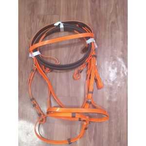 Brida sin mordida de caballo de PVC más vendida con tocado acolchado suave | Accesorio ecuestre occidental cómodo y duradero - Product Image 1