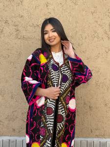 Sujani chaquetas tradicionales Suzani chaqueta Boho Chic Suzani diseño bordado hecho a mano hecho en La India - Product Image 3