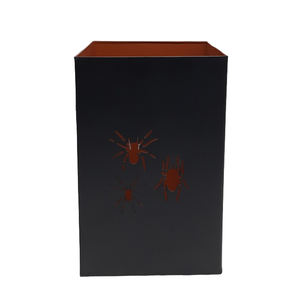 <b>Square</b> Shape Decorative Halloween <b>Candle</b> Votive Matt Black Color For Home Halloween Decoration Customized In Bulk - Product Image 4