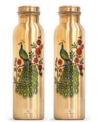 Stylish Water <b>Bottle</b> Copper Drinkware for home <b>bottle</b> tumbler water <b>bottle</b> tabletop drinkware traveling visit carry water <b>bottle</b> - Product Image 5