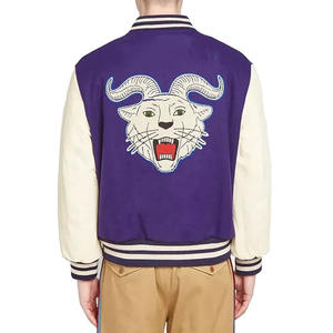 แจ็คเก็ตวาร์ซิตี้สไตล์เลตเตอร์แมนคลาสสิกสำหรับผู้ชาย มีฮู้ด กันน้ำ ระบายอากาศได้ดี สีสันปรับแต่งได้ เหมาะสำหรับใส่ไปโรงเรียน เล่นกีฬา หรือสวมใส่ลำลอง - Product Image 6
