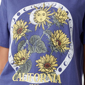 Camisetas gráficas unisex con pantalla de lavado ácido 230GSM camiseta inversa de gran tamaño Vintage Puff con logotipo personalizado listo para el verano - Product Image 6