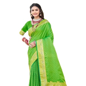 Recién lanzada colección de Sari de seda suave para mujer - Product Image 2