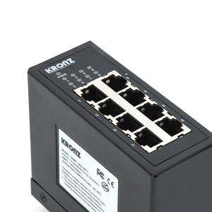 Kronz 8-Port không được quản lý công nghiệp <span class=keywords><strong>Ethernet</strong></span> Switch Din-Rail gắn 100Mbit/S nhanh <span class=keywords><strong>Ethernet</strong></span> kép hàng 8-ports IP40 bảo vệ - Product Image 1