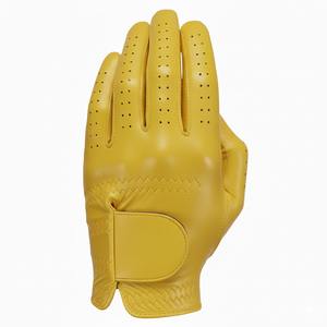 Gants de golf pour hommes en cuir véritable respirant à doigts entiers avec ajustement antidérapant pour la main gauche, accessoires de sport imperméables - Product Image 3