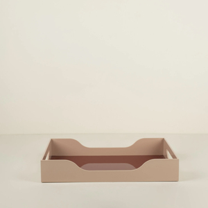 Bandeja Minimalista de Laca, Bandeja Decorativa para Servir, Acabado Liso, Elegante Bandeja de Exhibición para Mesa de Comedor, Mesa de Centro y Decoración del Hogar - Product Image 4