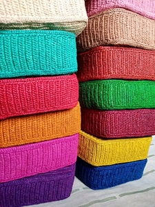 Sac à bandoulière en paille tressée à deux sangles pour femme, sac fourre-tout à fermeture éclair, léger, grande capacité, pour la plage, le shopping et les voyages - Product Image 6