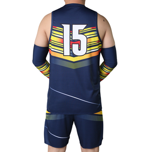 Prix de gros Tissu en maille 100% polyester à séchage rapide Imprimé par transfert thermique Uniforme de basket-ball avec nom/nombre personnalisé - Product Image 3