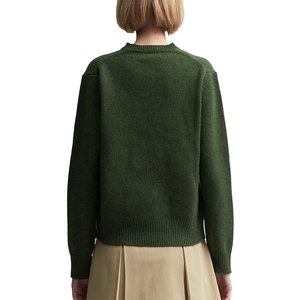 เสื้อสเวตเตอร์แบบสวมหัวแขนยาวทรงหลวมลำลองของผู้หญิงผ้าฟลีซผ้าฝ้าย100% ฤดูหนาว - Product Image 3