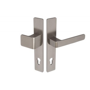 ลูกบิดประตู-จัดการแผ่นยาว Wala L-92 H6S26P/G5S50/S5S42G6 (จับ26มม. จาน42มม.) INOX, ขวา - Product Image 1