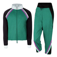 Ensemble de survêtement pour homme, ensemble de veste de survêtement, vêtements de sport, style uni, sweat-shirt en tricot, pantalon de survêtement, ensemble de sport pour homme