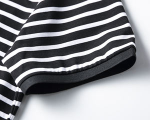 High Quality Golf <b>Men's</b> Polo Shirts 100% Combed Cotton Short Sleeve Striped Soft Polo Shirt With Embroidered Custom Logo - Product Image 5