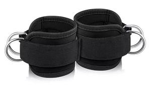 Bracelets de cheville d'haltérophilie paillettes conception Fitness sangles de cheville câble Machine musculation entraînement fessiers gymnastique entraînement chevilles sangle - Product Image 2
