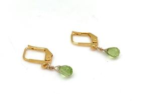 Joyería de piedras preciosas de peridoto para mujer, pendientes de estilo bohemio de plata, joyería de plata de ley 925, pendientes hechos a mano de tendencia, Regalo para mamá - Product Image 4