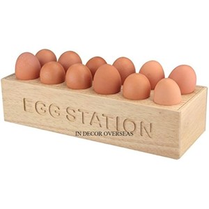 Top Selling High Standard Quality <b>Wooden</b> Made Irregular Shape Egg <b>Storage</b> Rack And <b>Shelving</b> Unit Supply From Indian Manufacturer - Product Image 5