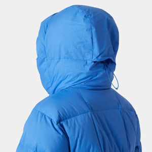 Veste d'hiver matelassée pour femme, ultra bleue, OEM, à capuche réglable, matelassée, à bulles, très vendue - Product Image 3