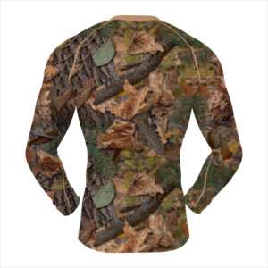 Real Tree <b>Mens</b> Custom Crew Camouflage, Breathable Hunting Baselayer Camouflage 100% Hunting <b>Base</b> <b>Layer</b> for Man - Product Image 6