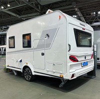 Maisonnette intelligente moderne de haute qualité, légère, design élégant, caravane portable, mini camping-car, acier inoxydable