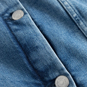 <b>Light</b> Weight Men's 100% Cotton Breathable Eco-Friendly Casual Jeans <b>Jacket</b> with Front Logo Comfortable & Easy Wear Winter <b>Jacket</b> - Product Image 4