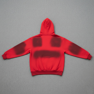 Wholesale Custom Logo Winter <b>Hooded</b> Sweatshirts Cotton Fleece 3D Embroidery Heavyweight Oversized Zipper-Up Boxy Pullover Men's - Product Image 2