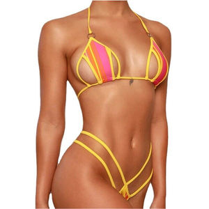 2025 dernière conception mode deux pièces maillot de bain Bikini ensemble maillots de bain Sexy maillots de bain pour femmes maillot de bain - Product Image 5