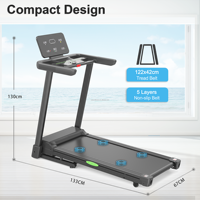 Tapis de course électrique pliable intelligent avec écran LED, modèle 2026, en promotion en ligne