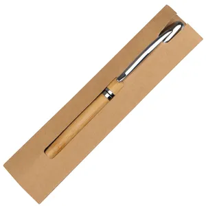 Penna Promozionale Personalizzata Elizabeth in Metallo e Bambù - Product Image 3