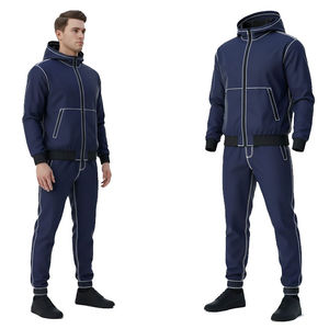Survêtements de jogging doux et respirants à capuche surdimensionnés pour hommes de haute qualité en gros avec logo personnalisé - Product Image 1