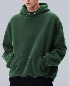 Sudadera con capucha de algodón de peso pesado de precio barato de calidad superior personalizado Puff estampado Streetwear Sudadera con capucha para hombres último diseño de invierno - Product Image 3