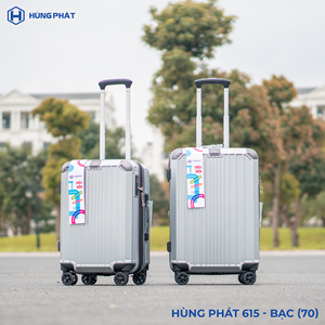 Élégance comparable sac à bagages Abs Pc 615 bagages poignée Pp robuste valise Vintage 360 roues rotatives Hung Phat fabricant - Product Image 3