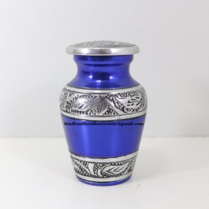 Urnas de cremación de diseño metálico para bebé, urnas de token de acabado múltiple para urnas de cenizas de decoración funeraria y del hogar - Product Image 5