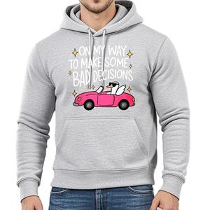 เสื้อฮู้ดดี้ผู้ชาย ผ้าฝ้ายพรีเมียม 100% ทรงหลวม ระบายอากาศได้ดี สีพื้น สำหรับฤดูหนาว แบบมีซิป ลายแมงมุม - Product Image 5