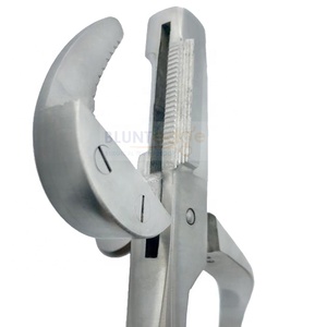 Émasculateur en acier inoxydable blanc pour la castration vétérinaire, outil chirurgical robuste pour le bétail, instrument de type ciseaux - Product Image 6