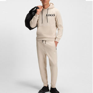 Conjunto Deportivo Masculino de Manga Larga al Por Mayor, Ropa Casual / Tela Ligera y Suave, Conjunto Deportivo Regular con Logotipo Personalizado - Product Image 1