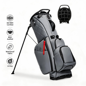<span class=keywords><strong>Sac</strong></span> <span class=keywords><strong>de</strong></span> golf personnalisé haut <span class=keywords><strong>de</strong></span> gamme en cuir pour femmes, 14 compartiments, imperméable, <span class=keywords><strong>sac</strong></span> <span class=keywords><strong>de</strong></span> golf sur pied personnalisé <span class=keywords><strong>de</strong></span> luxe, <span class=keywords><strong>sac</strong></span> <span class=keywords><strong>de</strong></span> golf en cuir personnalisé pour hommes, 14 compartiments - Product Image 1