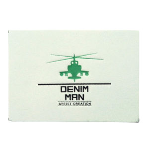 Parche de cuero PU para vaqueros con etiqueta de mezclilla con logotipo grabado personalizado promocional - Product Image 2