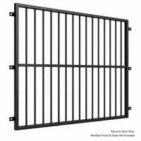 Rejas de Seguridad para Ventanas de Acero Inoxidable 304 Personalizadas, Fijas o Abatibles, Antirrobo, para Edificios Residenciales