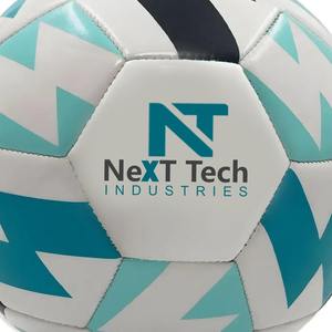 Balón de entrenamiento de fútbol de Next Tech Industries, material de PU para fines de entrenamiento con diseño personalizado y logotipo personalizado - Product Image 2