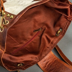 Haute qualité réel fait à la main cheveux cacher fourrure cuir soirée fourre-tout sacs femmes nouveau élégant Portable été sacs à bandoulière côté glands - Product Image 6