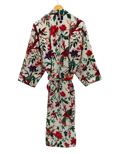 กิโมโนกำมะหยี่แจ็กเก็ตยาวสำหรับทุกเพศลายดอกไม้สำหรับฤดูหนาว - Product Image 4