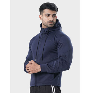 Style personnalisé Zip up Streetwear Zipper Double Zip Polaire Poids Lourd Hoodie Hommes Hoodies - Product Image 5