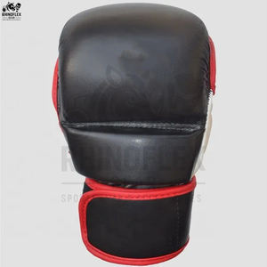 Gants Saprring personnalisés OEM personnalisés Gants de sparring en cuir à prix bon marché - Product Image 4