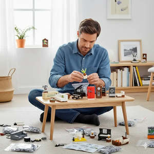 For Lego Moc Modern House Interior Decoration Plastic ABS Construction Toy DIY <b>Blocks</b> and <b>Block</b> Sets for <b>Building</b> Construction - Product Image 2