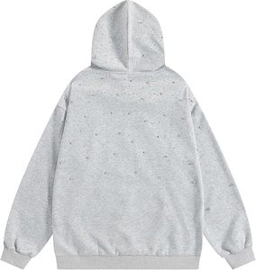 เสื้อมีฮู้ดสำหรับทุกเพศฤดูหนาวมีซิปมีสี - Product Image 4