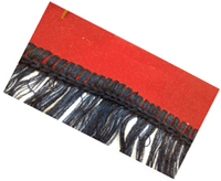 Machine à franges pour foulards, facile à utiliser