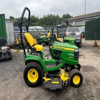 Cortacésped John Deere X940 al por mayor, motor de 4 tiempos de 173 cc, caja de recogida de césped inalámbrica de 100 L, chasis de acero antideslizante, 5.5 HP